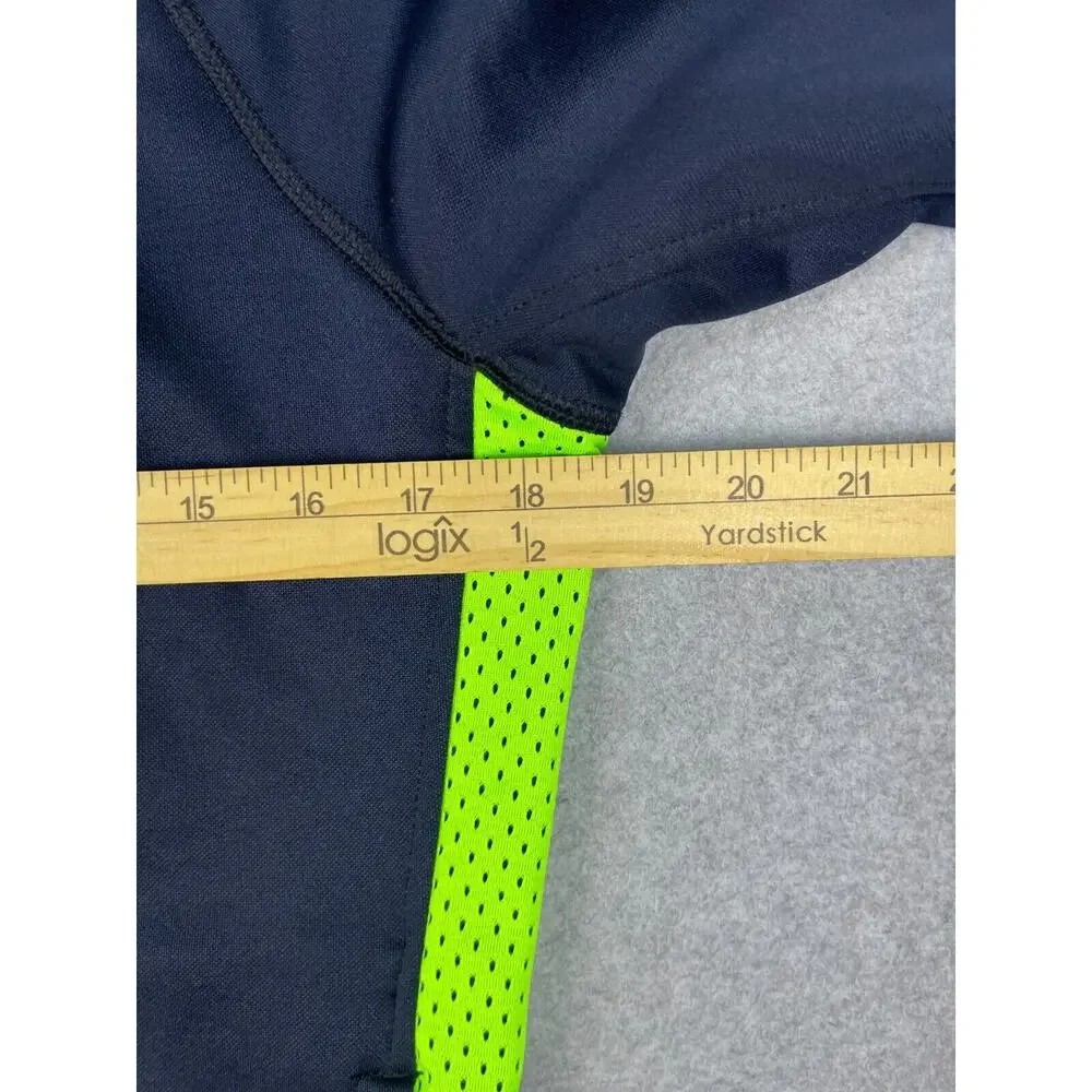 Hollister Hoodie Women's‎ S Blue Fill Zip Jacket Long Sleeve Workout Sports Logo